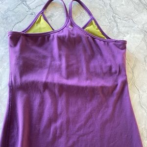 Purple Lululemon running tank